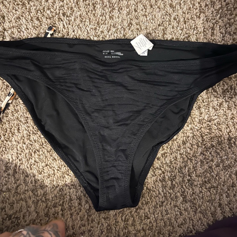 Aerie Black Bikini Bottom